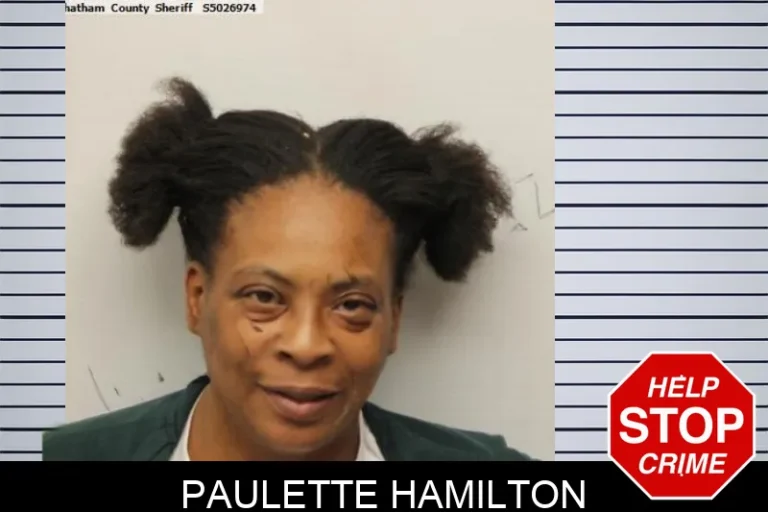 Paulette Hamilton mugshot – Chatham County , Georgia Paulette Hamilton