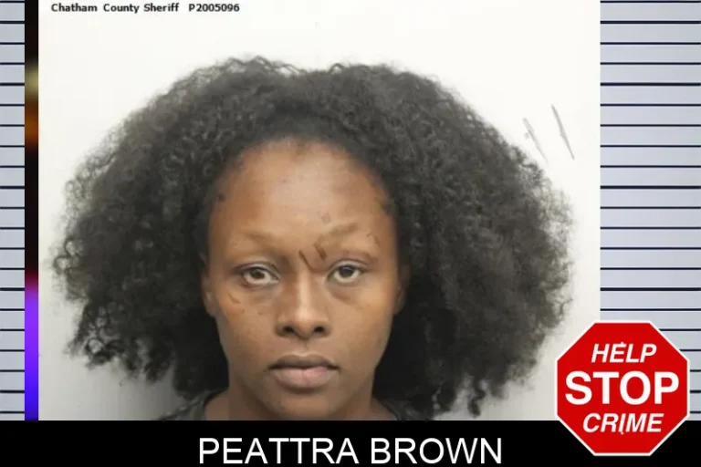 Peattra Brown mugshot – Chatham County , Georgia Peattra Brown