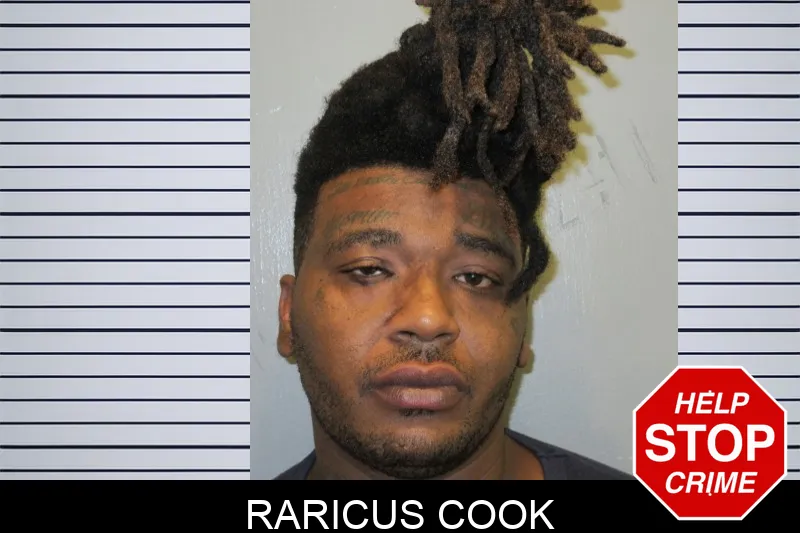 Raricus Cook mugshot
