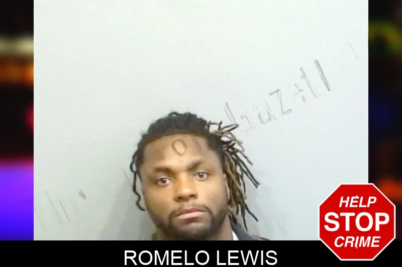 Romelo Lewis mugshot