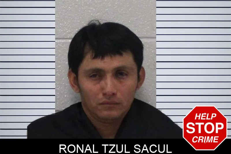 Ronal Tzul Sacul mugshot