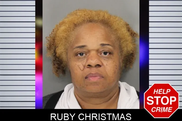 Ruby Christmas mugshot – Cobb County , Georgia Ruby Christmas