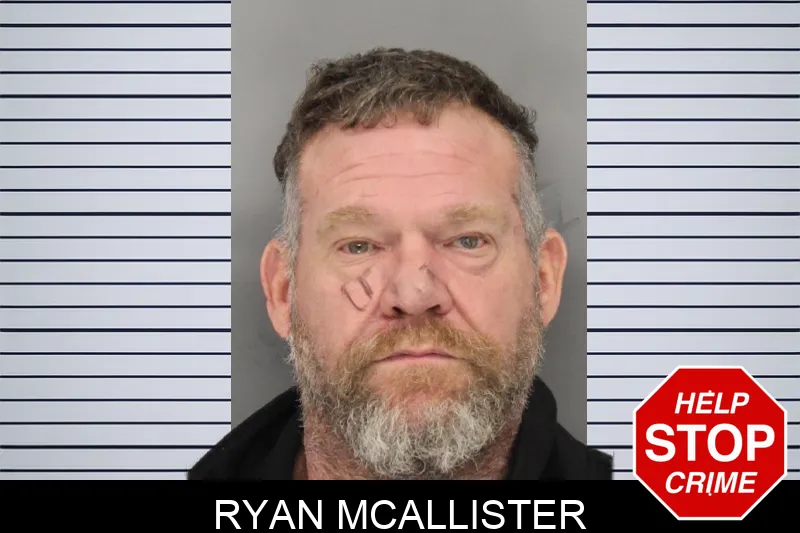 Ryan McAllister mugshot