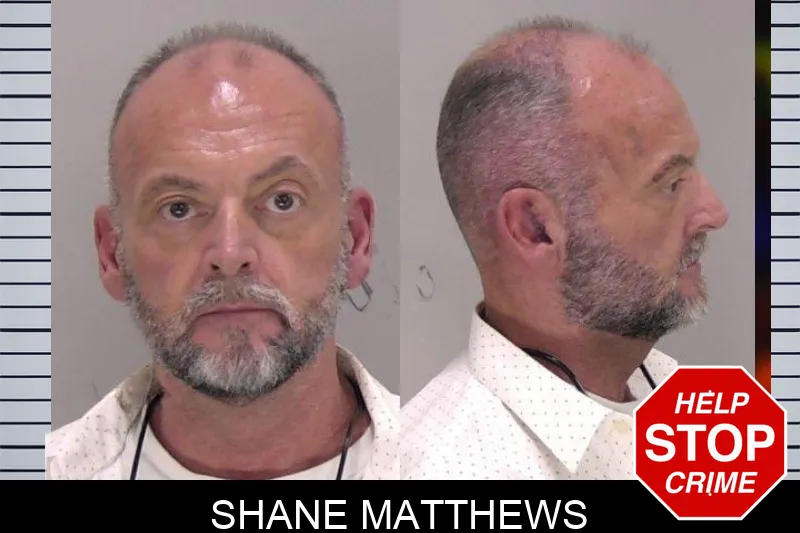 Shane Matthews mugshot