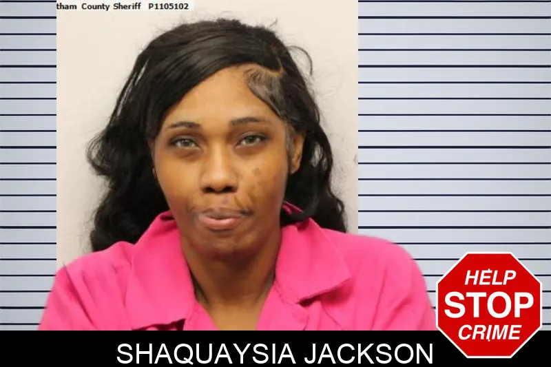 Shaquaysia Jackson mugshot – Chatham County , Georgia Shaquaysia Jackson mugshot