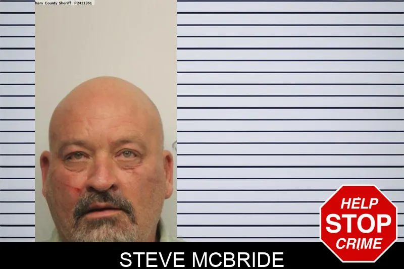 Steve McBride mugshot
