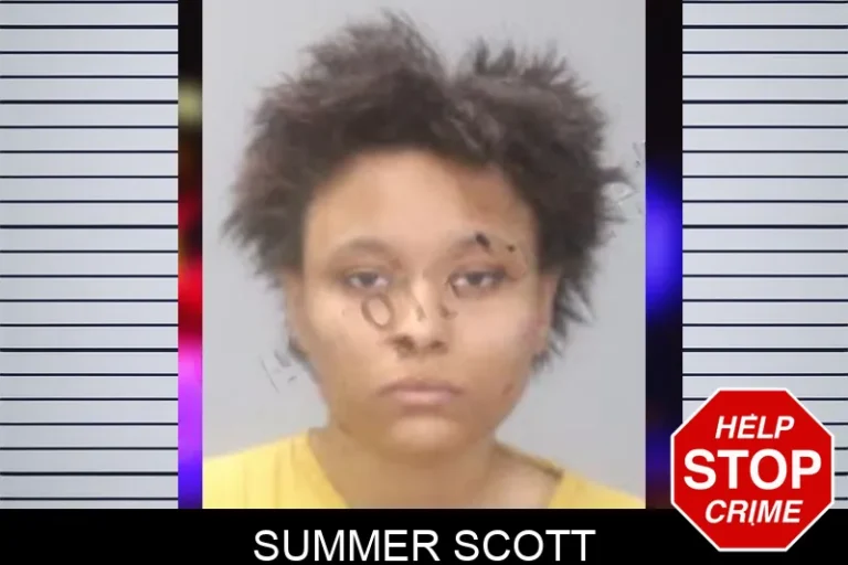 Summer Scott mugshot – Muscogee County , Georgia Summer Scott