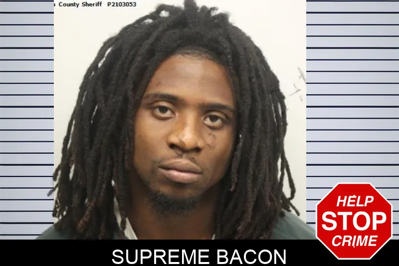Supreme Bacon mugshot
