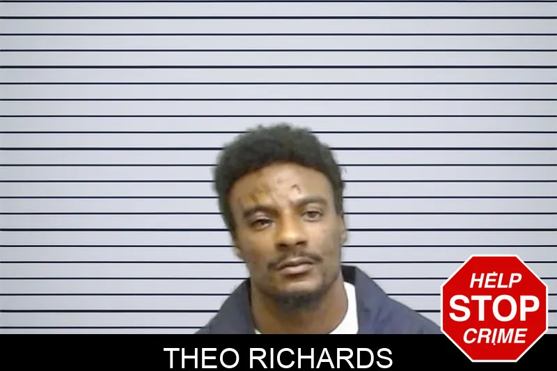 Theo Richards mugshot