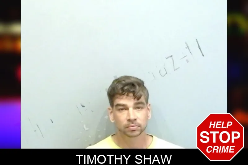Timothy Shaw mugshot