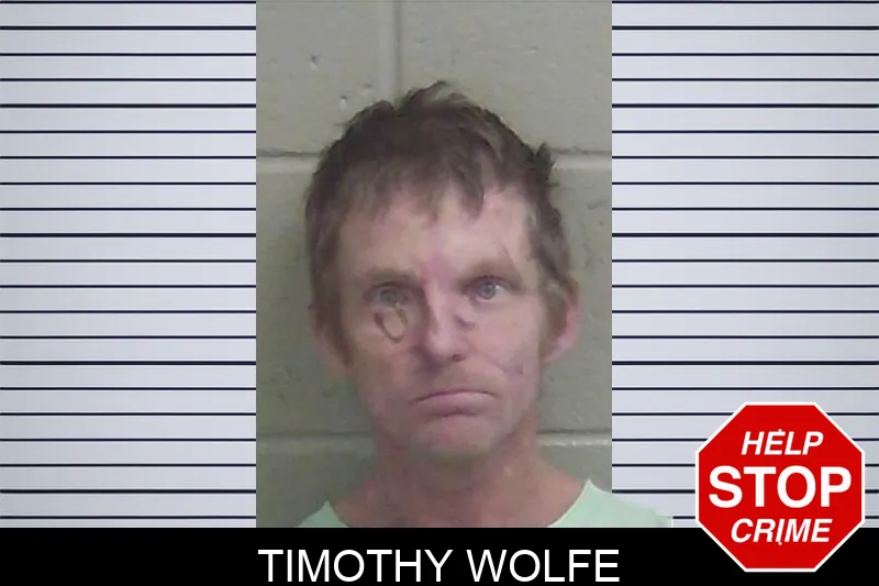 Timothy Wolfe Mugshots
