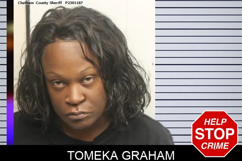 Tomeka Graham mugshot – Chatham County , Georgia Tomeka Graham mugshot