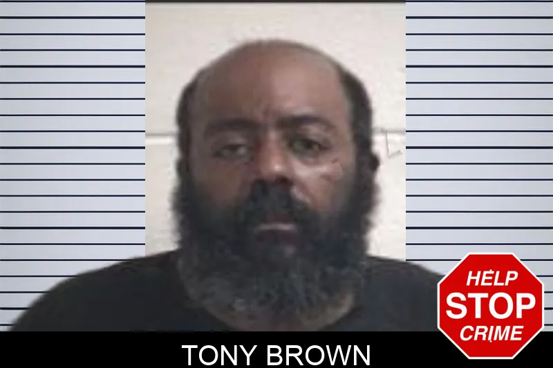 Tony Brown mugshot