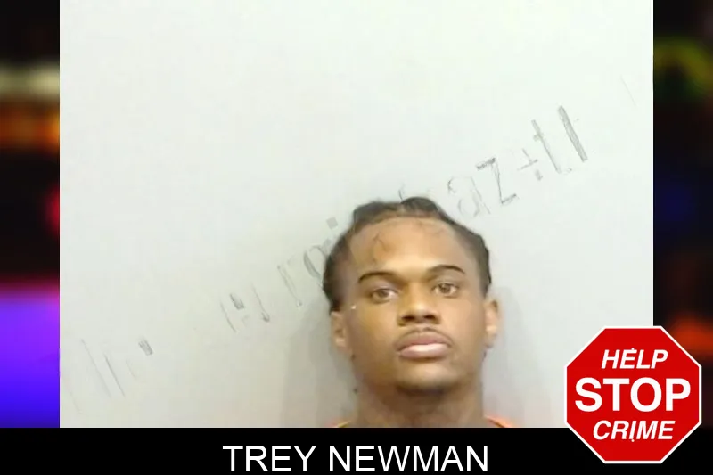 Trey Newman mugshot