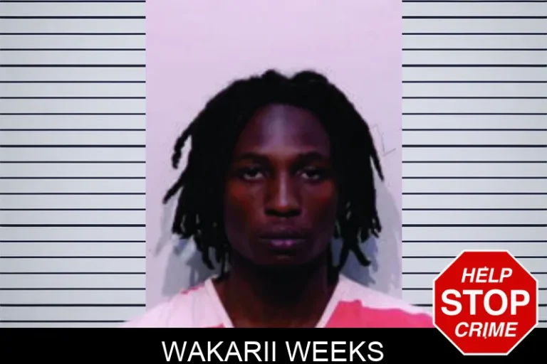 Wakarii Weeks mugshot – Bartow County , Georgia Wakarii Weeks