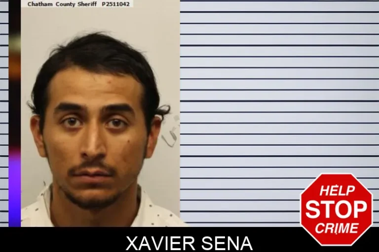 Xavier Sena mugshot – Chatham County , Georgia Xavier Sena