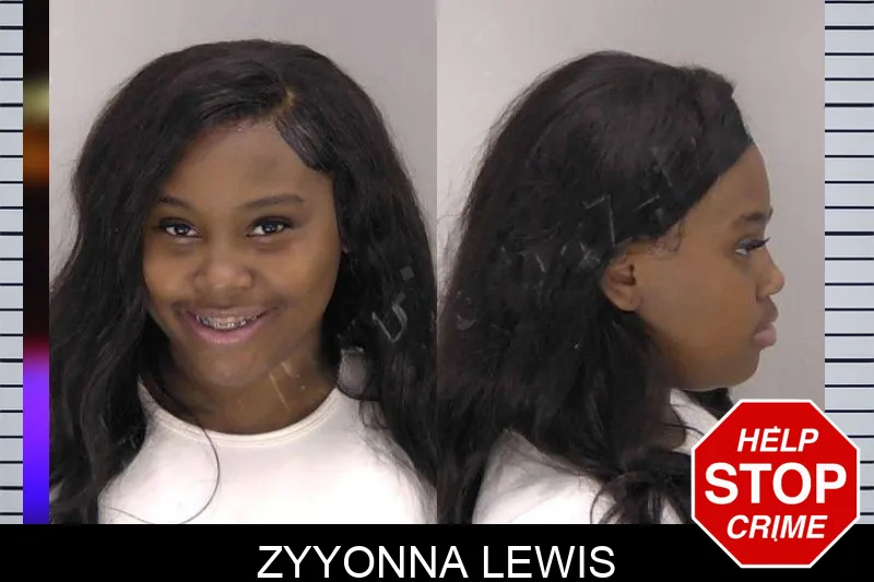 Zyyonna Lewis mugshot
