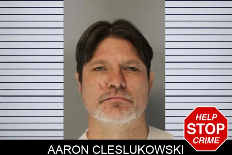 Aaron Cleslukowski mugshot – Hall County , Georgia Aaron Cleslukowski