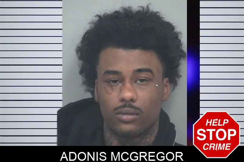 Adonis McGregor mugshot