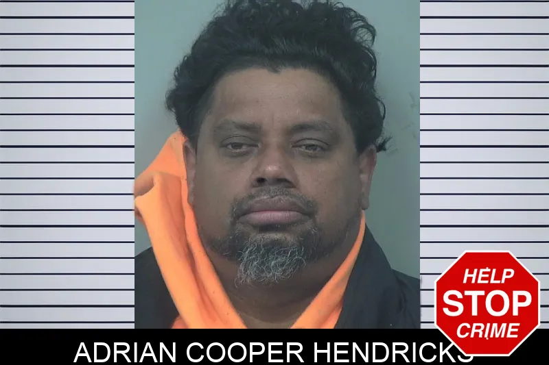 Adrian Cooper Hendricks mugshot