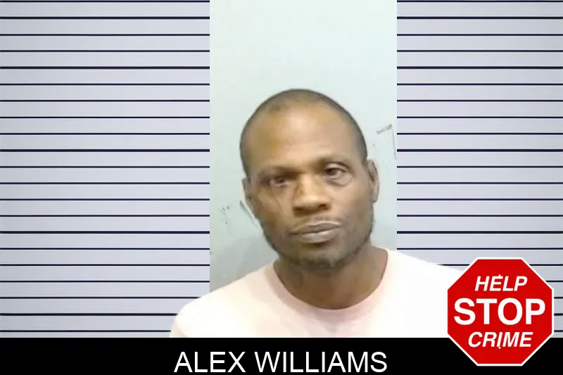 Alex Williams mugshot