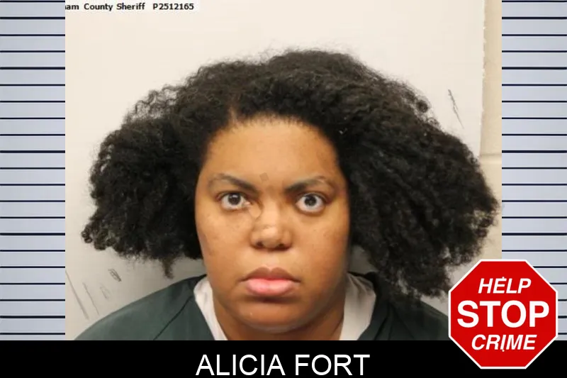 Alicia Fort mugshot – Chatham County , Georgia Alicia Fort mugshot