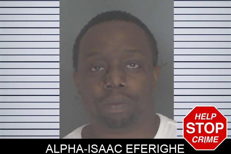 Alpha-Isaac Eferighe Mugshots