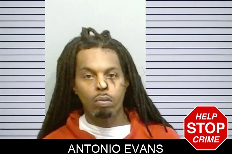 Antonio Evans mugshot
