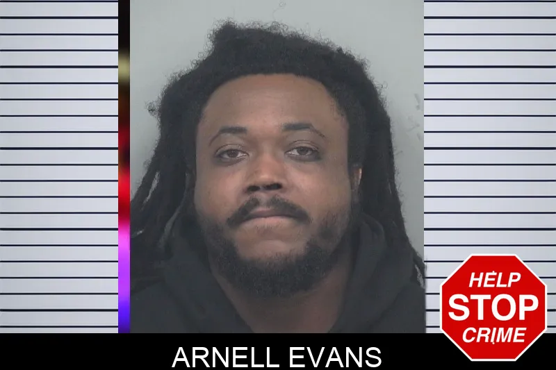Arnell Evans Mugshots