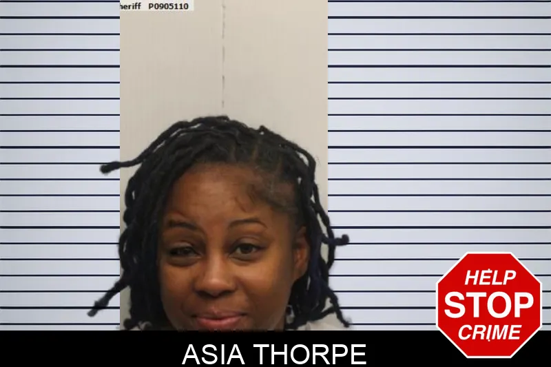 Asia Thorpe Mugshots