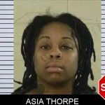 Asia Thorpe Mugshots
