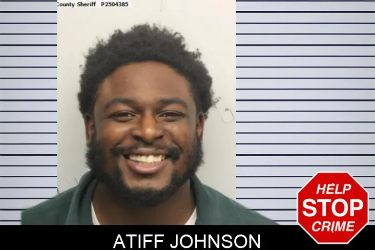 Atiff Johnson mugshot – Chatham County , Georgia Atiff Johnson