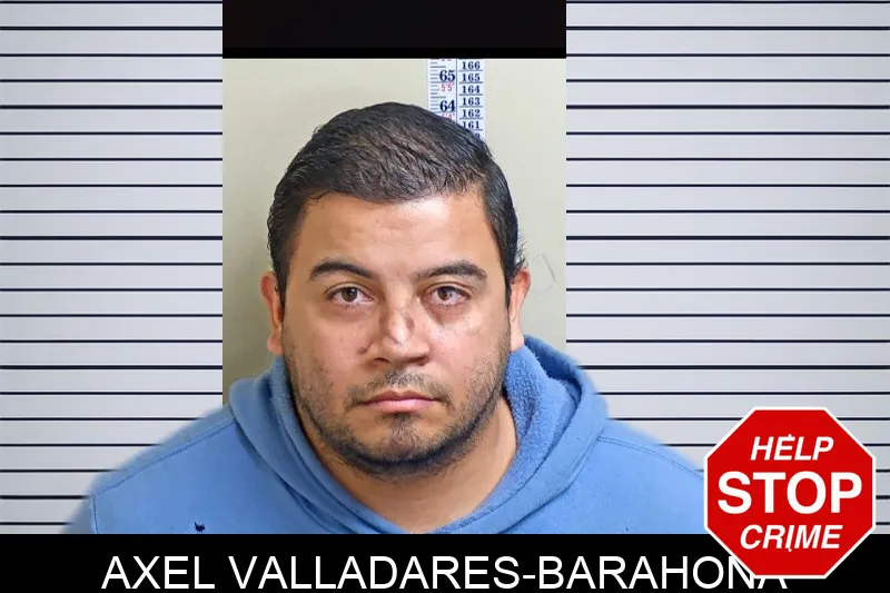 Axel Valladares-Barahona mugshot