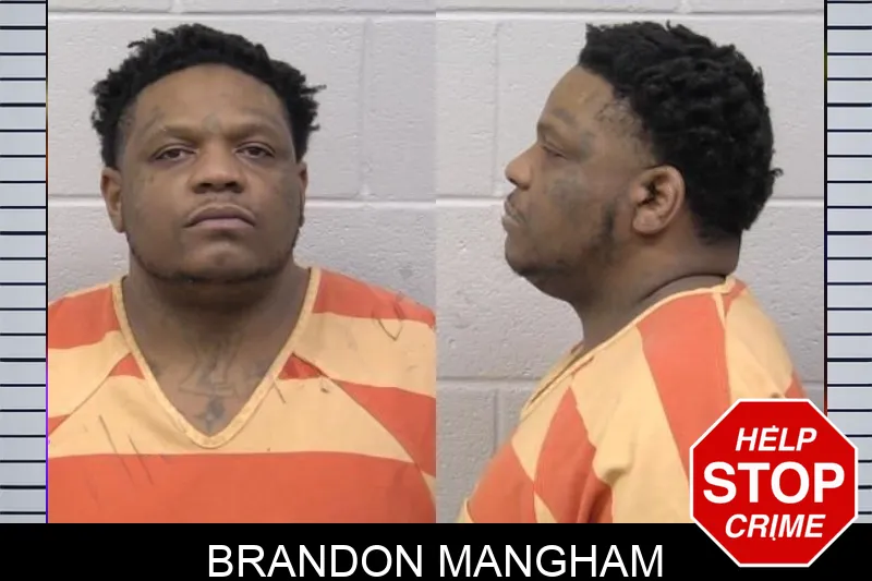 Brandon Mangham Mugshots
