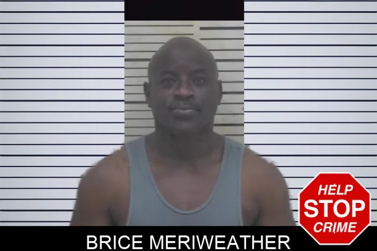 Brice Meriweather mugshot – Coffee County , Georgia Brice Meriweather