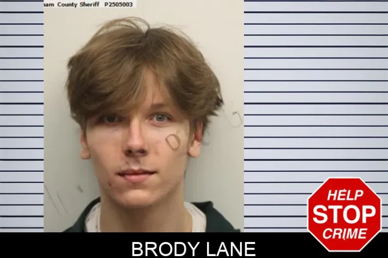 Brody Lane mugshot – Chatham County , Georgia Brody Lane