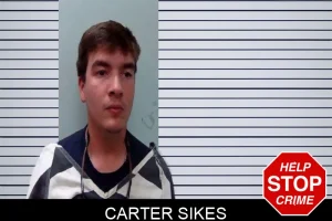 Carter Sikes mugshot