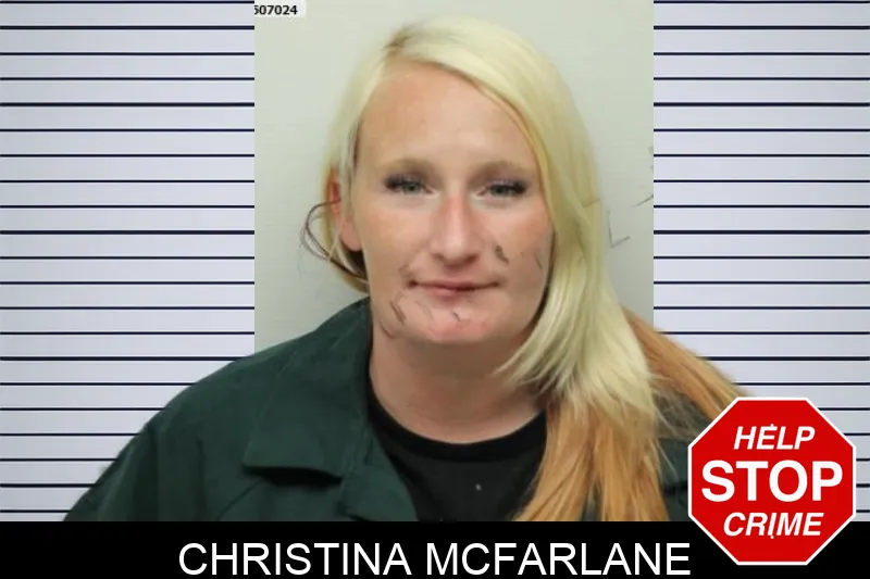 Christina McFarlane mugshot