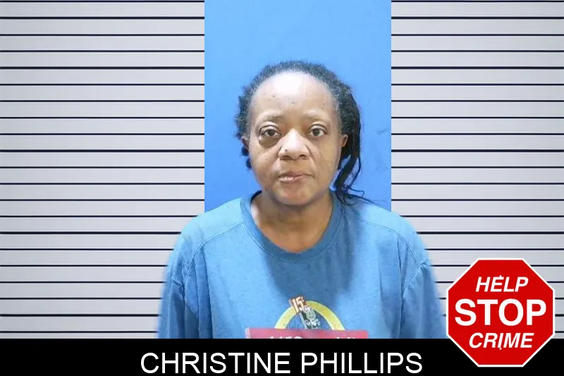 Christine Phillips mugshot