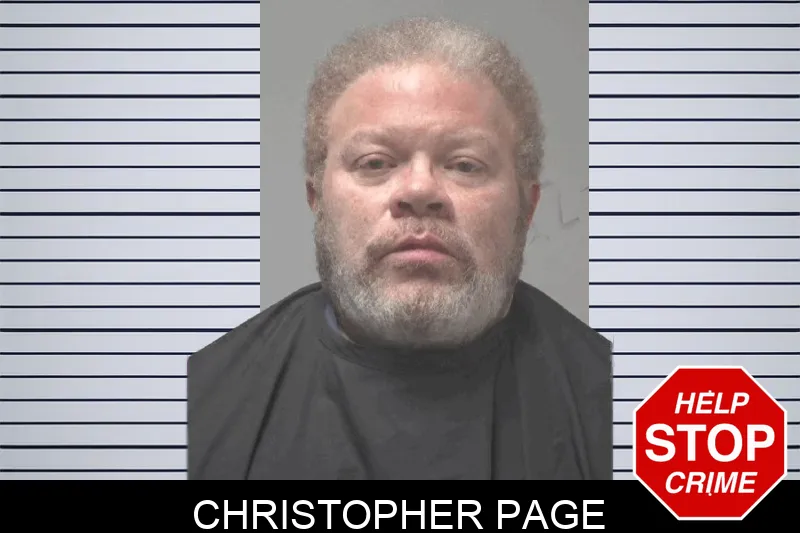 Christopher Page mugshot