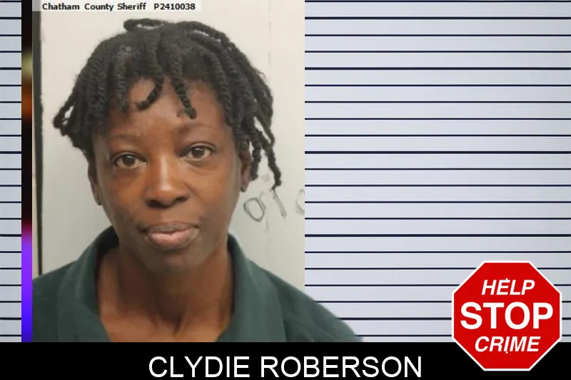 Clydie Roberson mugshot – Chatham County , Georgia Clydie Roberson mugshot