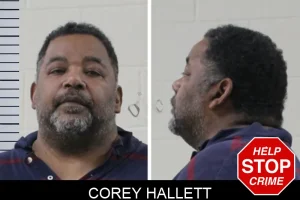 Corey Hallett mugshot