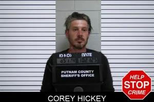 Corey Hickey mugshot