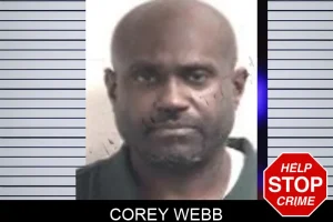 Corey Webb mugshot