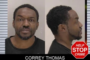 Correy Thomas mugshot