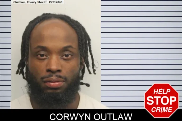 Corwyn Outlaw mugshot – Chatham County , Georgia Corwyn Outlaw