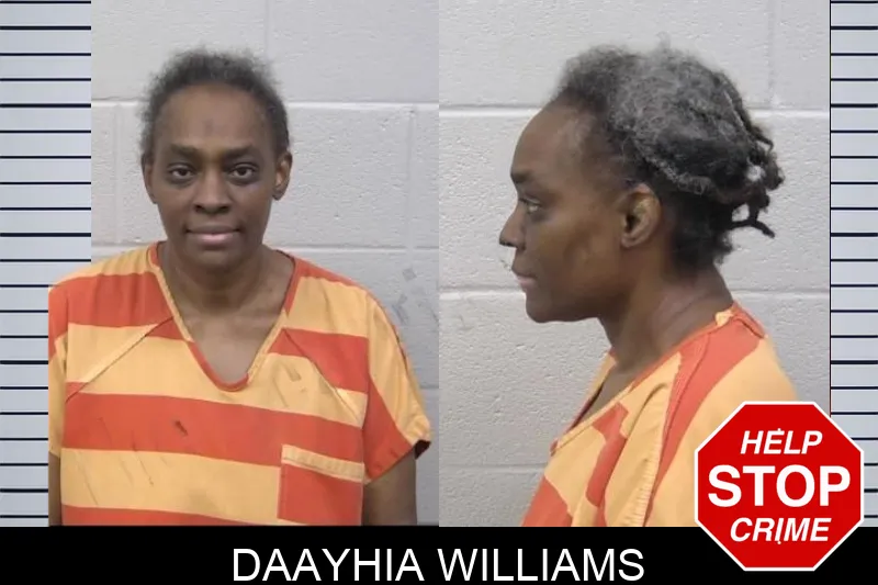 Daayhia Williams Mugshots