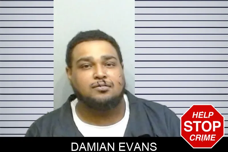 Damian Evans Mugshots