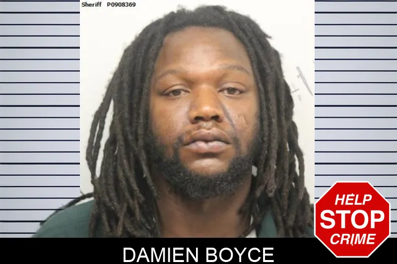 Damien Boyce Mugshots