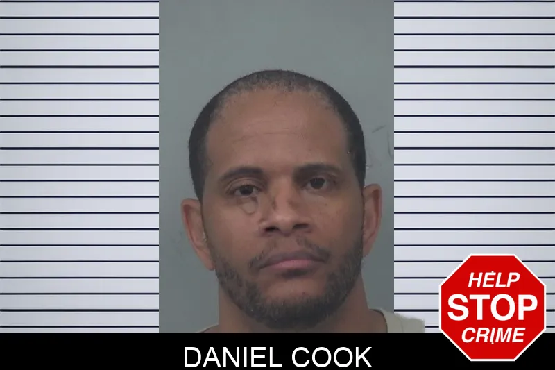 Daniel Cook mugshot